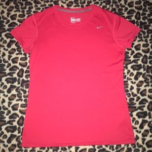 Nike red Dri fit shirt sleeve